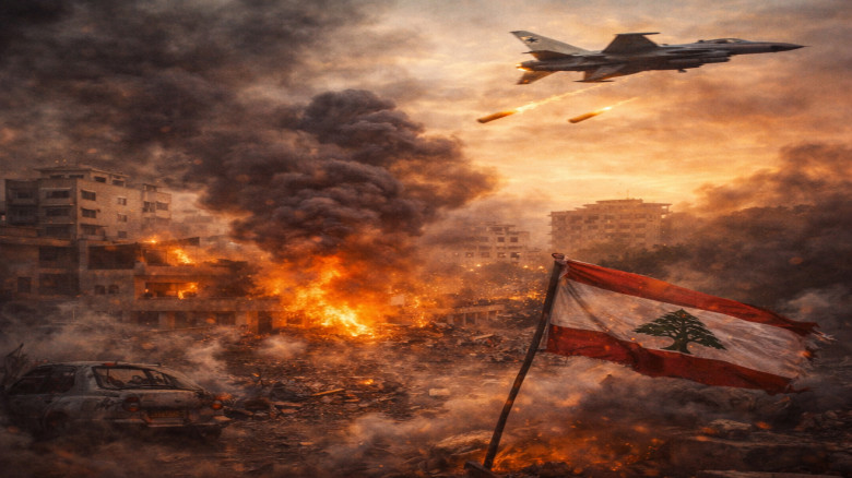 লেবাননে আবারও ইসরায়েলি বিমান হামলা