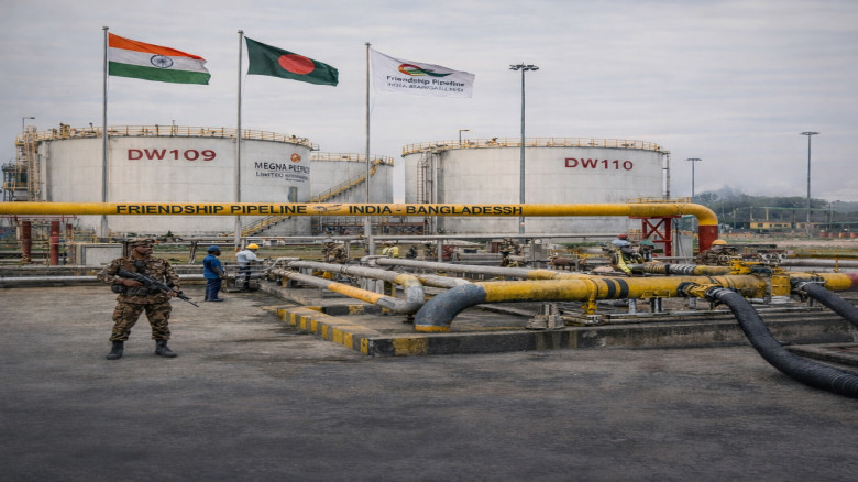পাইপলাইনে ভারত থেকে আরও ৮ হাজার টন ডিজেল বাংলাদেশে