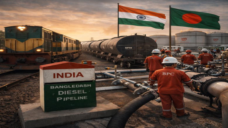 বাংলাদেশে পৌঁছাল ভারতীয় ৫ হাজার টন ডিজেল