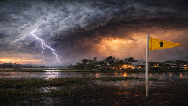 ঘণ্টায় ৬০ কিমি বেগে ঝড়ের শঙ্কা সিলেটে