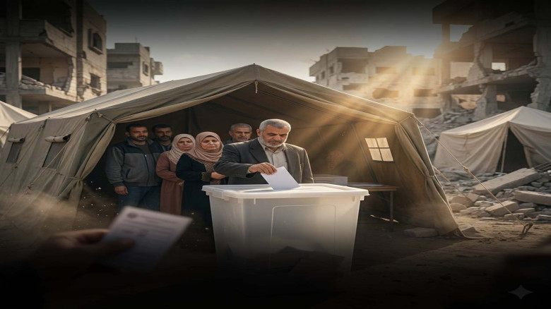 যুদ্ধবিধ্বস্ত গাজায় ভোটের উৎসব, দীর্ঘ বিরতির পর নির্বাচন