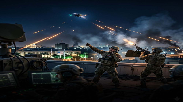 ইরাকের গ্রিন জোনে ড্রোন ঘিরে উত্তেজনা, বিমান প্রতিরক্ষা সক্র