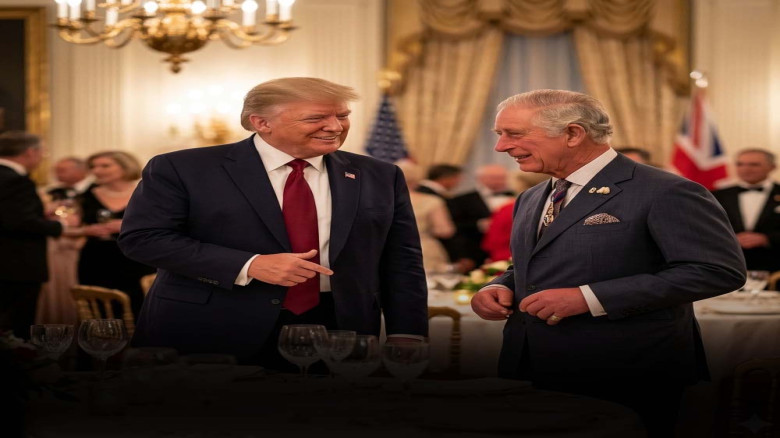 ট্রাম্প-রাজা চার্লসের বৈঠকে হাস্যরস, উঠে এলো মায়ের ‘ক্রাশ’ ম