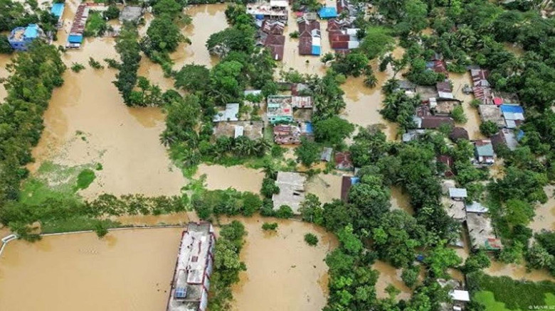 মৌলভীবাজার-নেত্রকোনায় বন্যা, সিলেটসহ আরও ৩ জেলায় শঙ্কা