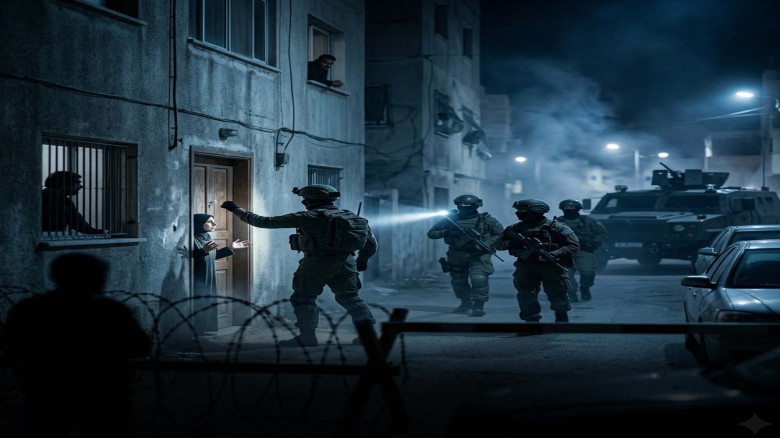 পশ্চিম তীরে ইসরায়েলি অভিযানে একাধিক ফিলিস্তিনি আটক