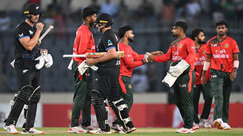 নিউজিল্যান্ডের কাছে হেরে সমতায় সিরিজ শেষ করল বাংলাদেশ