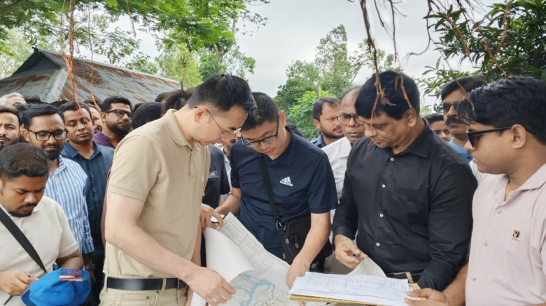 কুড়িগ্রামের ধরলা নদীতে সেতু নির্মাণের সম্ভাব্যতা যাচাইয়ে চীন