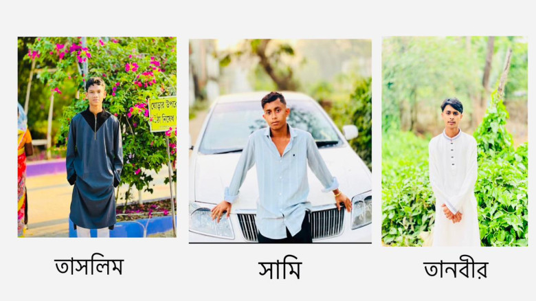 মোটরসাইকেলে কোরবানির গরু দেখতে যাচ্ছিলেন ৩ বন্ধু, বাস চাপায়