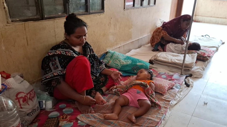 রাজবাড়ীতে হামের উপসর্গ নিয়ে ৭ শিশু হাসপাতালে ভর্তি