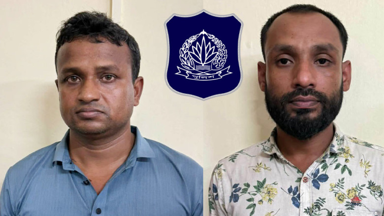 বগুড়ায় ৩০০ ইয়াবাসহ দুই পুলিশ সদস্য আটক