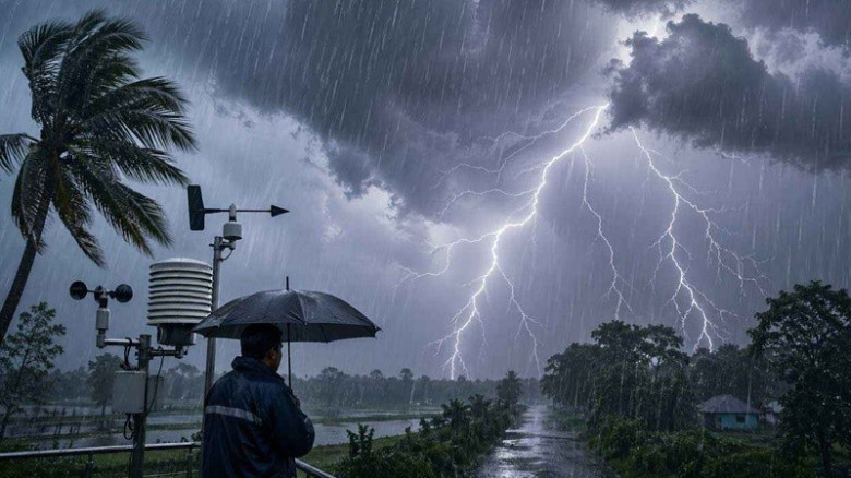 দেশের ৬ অঞ্চলে ঝোড়ো হাওয়ার আভাস, নদীবন্দরে সতর্ক সংকেত