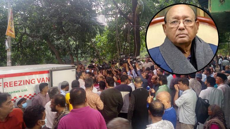 ভোলায় পৌঁছেছে তোফায়েল আহমেদের মরদেহ, দুপুর ২টায় জানাজা