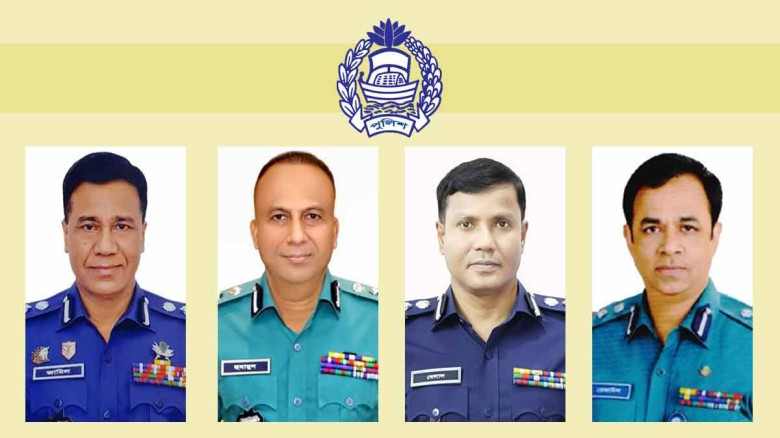 পুলিশের ৫ কর্মকর্তা অতিরিক্ত আইজিপি পদে উন্নীত