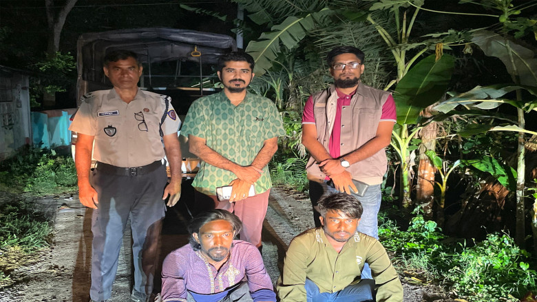 রাজশাহীর পুঠিয়ায়  মাদকের বিরুদ্ধে মোবাইল কোর্ট