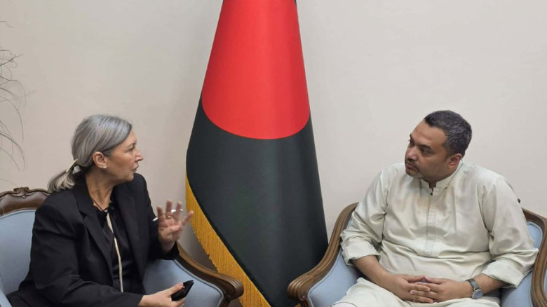 প্রধানমন্ত্রীর উপদেষ্টা মাহদী আমিনের সঙ্গে আইসিএমপিডি প্রতিন