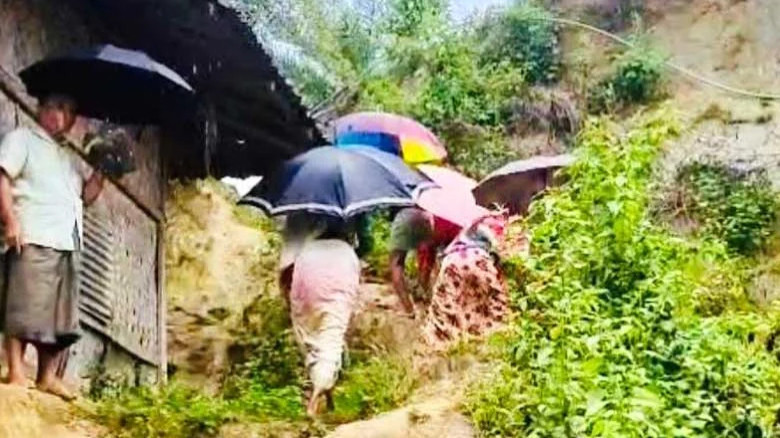 রাঙামাটিতে গাছ উপড়ে পড়ে একজনের মৃত্যু
