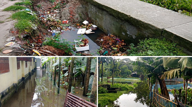৮ কোটি টাকার ড্রেনেও মিলছে না সুফল