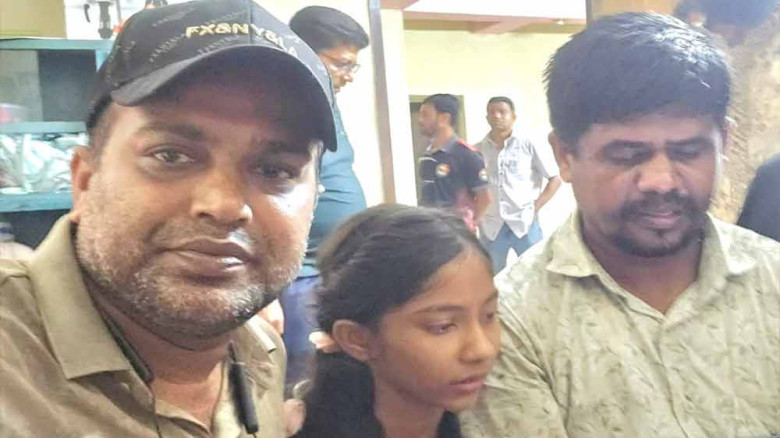 সন্দ্বীপ থেকে নিখোঁজ স্কুলছাত্রী, ১৬ ঘণ্টা পর বুড়িচংয়ে উদ্ধা