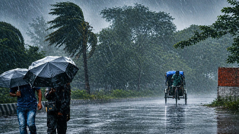 সব বিভাগেই বৃষ্টির আভাস, নিম্নচাপ দুর্বল হওয়ার পথে