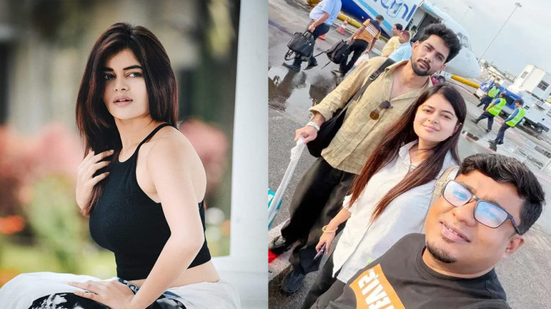 ‘গুলশানের চামেলি’ সিনেমার মহরতে যোগ দিতে ঢাকায় মধুমিতা